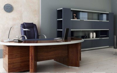Grey-Background-With-Office-Table